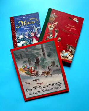 Drei Weihnachtsbücher aus der Spiel- & Sportbörse des Läbesruums.